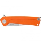 Нож складной ANV Knives Z100 Liner lock, G10, Plain Edge ANVZ100-015 Оранжевый (2000980604517) - изображение 3