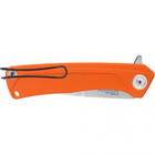Нож складной ANV Knives Z100 Liner lock, G10, Plain Edge ANVZ100-015 Оранжевый (2000980604517) - изображение 4