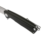 Нож складной ANV Knives Z100 Liner lock, GRN, Plain Edge ANVZ100-047 Черный (2000980604524) - изображение 3