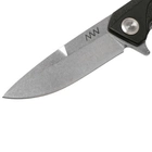 Нож складной ANV Knives Z100 Liner lock, GRN, Plain Edge ANVZ100-047 Черный (2000980604524) - изображение 5