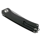 Ніж складаний ANV Knives Z200 Liner lock, G10, Plain Edge ANVZ200-006 Чорний (2000980604586) - зображення 4