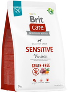 Сухой корм гипоаллергенный с олениной для собак всех пород Brit Care Sensitive All Breed
