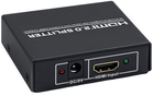 Aktywny rozdzielacz Qoltec Splitter HDMI 2.0 1x2 (5901878523323) - obraz 2