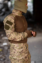 Форма мультикам демисезонная тактическая multicam с наколенниками костюм мультикам военная форма одежды ЗСУ 46 - изображение 3