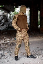 Форма мультикам демисезонная тактическая multicam с наколенниками костюм мультикам военная форма одежды ЗСУ 48 - изображение 9