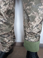 Штани утеплені на флісі тактичні, військові ЗСУ зимові піксель Розмір 3XL (56) - зображення 13