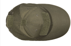 Кепка тактическая бейсболка военный бойлер Олива Mil-Tec TACTICAL BASEBALL CAP OLIV (12319001) - изображение 4