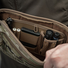 Однолямочная тактическая сумка M-Tac Admin Admin Bag Elite Multicam с отсеком для пистолета - изображение 9
