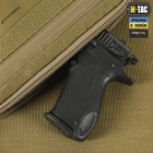 Однолямочная тактическая сумка M-Tac Admin Bag Elite Coyote с отсеком для пистолета - изображение 10