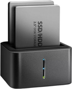Stacja dokująca Axagon ADSA-D25 MINI do dysków SSD/HDD 2,5" 2x SATA 6G USB 3.2 Gen 1 - obraz 1