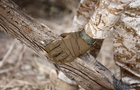 Тактичні рукавички короткопалі Zechao XL Зелений+Коричневий - зображення 3