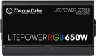 Блок живлення Thermaltake Litepower RGB 650W (PS-LTP-0650NHSANE-1) - зображення 3