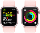 Смарт-годинник Apple Watch Series 9 GPS 41mm Pink Aluminium Case with Light Pink Sport Loop (MR953) - зображення 8