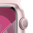 Smartwatch Apple Watch Series 9 GPS 45mm Pink Aluminium Case with Pink Sport Band - S/M (MR9G3) - obraz 3