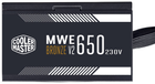 Блок живлення Cooler Master MWE Bronze V2 650W 80+ Bronze (MPE-6501-ACABW-BEU) - зображення 4