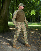 Військова тактична форма Мультикам з наколінниками, літня військова форма мультикам Multicam костюм демісезонний 50 - зображення 1