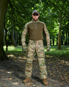 Военная тактическая форма Мультикам с наколенниками, летняя военная форма мультикам Multicam костюм демисезонный 52 - изображение 11