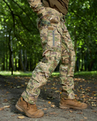 Військова тактична форма Мультикам з наколінниками, літня військова форма мультикам Multicam костюм демісезонний 60 - зображення 13