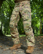 Военная тактическая форма Мультикам с наколенниками, летняя военная форма мультикам Multicam костюм демисезонный 60 - изображение 14