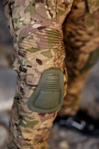 Тактичні штани Мультикам з наколінниками військові, камуфляжні тактичні штани брюки мультикам бойові штани multicam 46 - зображення 3