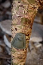 Тактичні штани Мультикам з наколінниками військові, камуфляжні тактичні штани брюки мультикам бойові штани multicam 48 - зображення 6