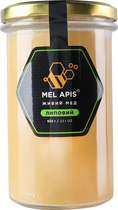 Мед натуральный Mel Apis Липовый 655 г (0.655 кг) (4820223530100)