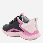 Buty sportowe dziecięce dla dziewczynki na rzepy Primigi 4956611 27 Czarny/Fuksja (8055069736416) - obraz 3
