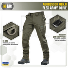 Штани M-Tac Aggressor Gen II Flex Army Olive 32/30 (00-00009523) - зображення 4