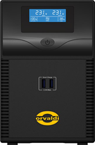 UPS Orvaldi i1000 LCD 1000 VA (ID1K0CH) - obraz 2