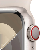 Smartwatch Apple Watch Series 9 GPS + Cellular 41mm Starlight Aluminium Case with Starlight Sport Band - S/M (MRHN3) - obraz 3