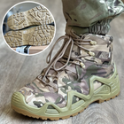 Мужские армейские ботинки AK военные берцы демисезонные Tactic тактические берцы Waterproof мультикам 45 размер - изображение 1