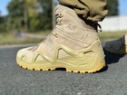Тактичні армійські берці AK військові берці демісезонні Tactic чоловічі черевики Waterproof койот 46 розмір - зображення 6