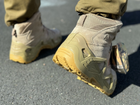 Тактичні армійські берці AK військові берці демісезонні Tactic чоловічі черевики Waterproof койот 46 розмір - зображення 8