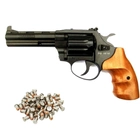 Револьвер під патрон флобера Safari РФ - 441 М бук + Кулі - зображення 1