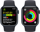Smartwatch Apple Watch Series 9 GPS + Cellular 41mm Midnight Aluminium Case with Midnight Sport Band - M/L (MRHT3) - obraz 8