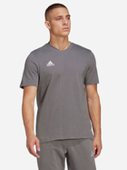 T-shirt męski w serek Adidas ENT 22 Tee HC0449 XL Szary (4065418922197) - obraz 1
