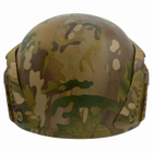 Каска шлем кевларовая военная тактическая Производство Украина ОБЕРІГ R - PRO (мультикам)клас 1 ДСТУ NIJ IIIa - изображение 6