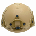 Каска шлем кевларовая военная тактическая Производство Украина ОБЕРІГ F2(песочный)клас 1 ДСТУ NIJ IIIa - изображение 4