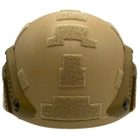 Каска шлем кевларовая военная тактическая Производство Украина ОБЕРІГ F2(песочный)клас 1 ДСТУ NIJ IIIa - изображение 6