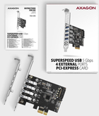 Karta rozszerzeń Axagon PCI-Express 4 USB 3.2 (PCEU-43RS) - obraz 5