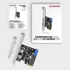 Карта розширення Axagon PCI-Express на 2+2x USB 3.2 порта (PCEU-232VLS) - зображення 5