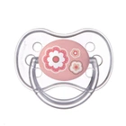 Пустушка силіконова симетрична 18м+ NEWBORN BABY рожева Canpol babies 22/582_pin