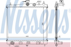 Радіатор NS MICRA/MARCH K12(02-)1.0 i 16V(+)[OE 21410-AX600] Nissens (62902A)