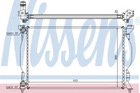 Радіатор AI A 4/S 4(00-)1.6 i 16V(+)[OE 8E0.121.251] Nissens (60304A)