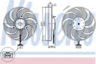 Вент-р VW GOLF IV(97-)1.9 TDi(+)[OE 1J0.959.455 R] Nissens (85545)