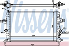 Радиатор OP ASTRA G(98-)1.6 i TWINPORT(+)[OE 1300 270] Nissens (630704)