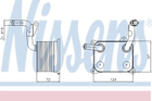 Масл.рад. AI A 5/S 5(07-)S5-4.2 FSI(+)[OE 079117015A] Nissens (90744)