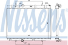 Радиатор CN C2(02-)1.6 HDI(+)[OE 1330.P8] Nissens (636007)