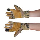 Штурмовые зимние перчатки Softshell мультикам M - изображение 2