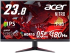 Монитор 23.8" Acer Nitro VG240YM3bmiipx (UM.QV0EE.304) FHD IPS / 180Hz / 1 ms / 8-Bit / sRGB 99% / FreeSync Premium / Adaptive-Sync / G-Sync Сompatible / Speakers 2w - изображение 1